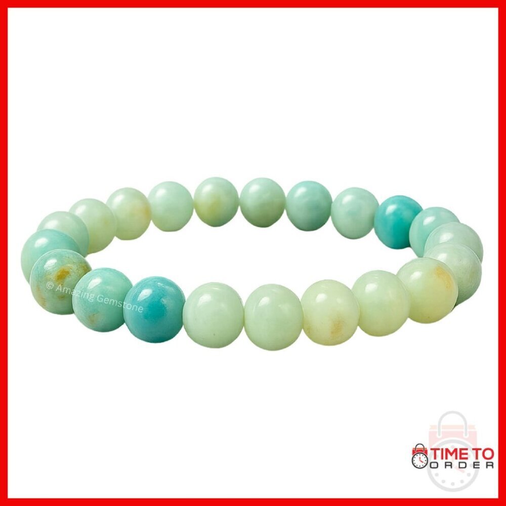 8mm Natural Gemstone Stretch Bracelet - Healing Protection Gift